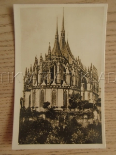 KUTNÁ HORA, CHRÁM SV. BARBORY, OKRES KUTNÁ HORA, POHLEDNICE 1218