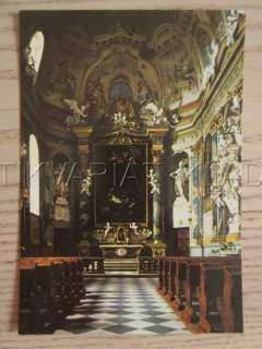 VALTICE, STÁTNÍ ZÁMEK, INTERIÉR ZÁMECKÉ KAPLE, OKRES BŘECLAV, POHLEDNICE 1265