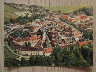 TŘEBOŇ, CELKOVÝ POHLED NA MĚSTO, OKRES JINDŘICHŮV HRADEC, POHLEDNICE 1269