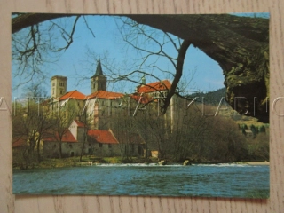 SÁZAVA, BÝVALÝ KLÁŠTER SE SLOVANSKOU LITURGIÍ, OKRES BENEŠOV, POHLEDNICE 1279