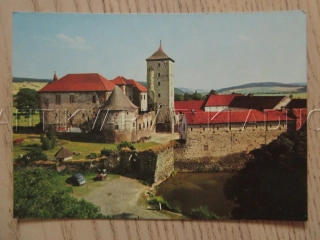 ŠVIHOV, POZDNĚ GOTICKÝ VODNÍ HRAD, OKRES KLATOVY, POHLEDNICE 1281