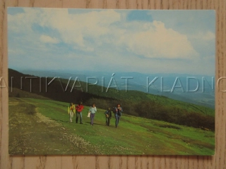 CESTA NA RADHOŠŤ, RADHOŠŤSKÉ BESKYDY, OKRES VSETÍN, POHLEDNICE 1321