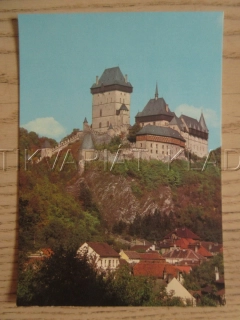 KARLŠTEJN, HRAD, OKRES BEROUN, POHLEDNICE 1337