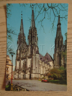 OLOMOUC, DÓM SV. VÁCLAVA, VETERÁNY - VINTAGE OPEL?, OKRES OLOMOUC, POHLEDNICE 1368