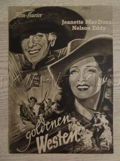 THE GIRL OF THE GOLDEN WEST, J. MACDONALD, N. EDDY, L. CARILLO, FILM USA, FILM KURIER VBŠ Č. 2904