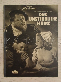 NESMRTELNÉ SRDCE, H. GEORGE, P. WEGENER, K. SÖDERBAUM, FILM NĚM. ŘÍŠE, FILM KURIER VBŠ Č. 2910