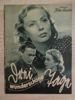DREI WUNDERSCHÖNE TAGE, J. EICHHEIM, G. WALDAU, W. JANSSEN, FILM NĚM. ŘÍŠE, FILM KURIER VBŠ Č. 2917