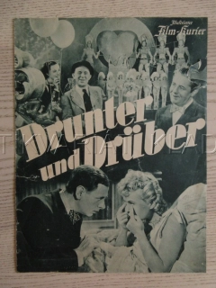 DRUNTER UND DRÜBER, P. HÖRBIGER, H. KRÜGER, T. LINGEN, FILM NĚM. ŘÍŠE, FILM KURIER VBŠ Č. 2923