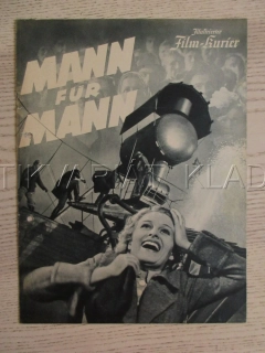 MANN FÜR MANN, J. SIEBER, G. UHLEN, G. KNUTH, FILM NĚM. ŘÍŠE, FILM KURIER VBŠ Č. 2932