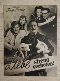 LIEBE - STRENG VERBOTEN, C. HÖHN, P. WESTERMEIER, J. SERDA, FILM NĚM. ŘÍŠE, FILM KURIER VBŠ Č. 2939