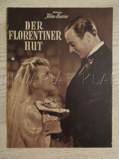SLAMĚNÝ KLOBOUK, H. RÜHMANN, P. BILDT, H. KIRCHNER, FILM NĚM. ŘÍŠE, FILM KURIER VBŠ Č. 2944