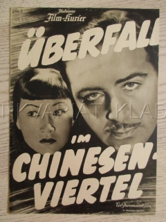 KING OF CHINATOWN, A. MAY WONG, A. TAMIROFF, A. QUINN, FILM USA, FILM KURIER VBŠ Č. 2962