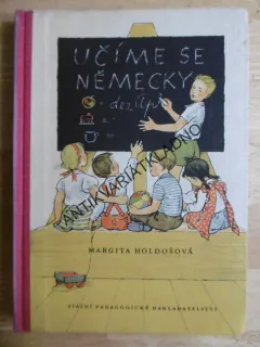 UČÍME SE NĚMECKY, HOLDOŠOVÁ, 1958