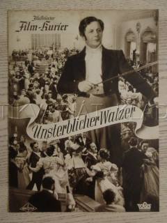 NESMRTELNÝ VALČÍK, P. HÖRBIGER, H. HOLT, F. CZEPA, FILM NĚM. ŘÍŠE, FILM KURIER VBŠ Č. 2967