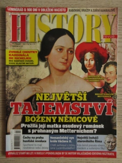 HISTORY REVUE 7/2016, ČASOPIS O HISTORII, NEJVĚTŠÍ TAJEMSTVÍ BOŽENY NĚMCOVÉ