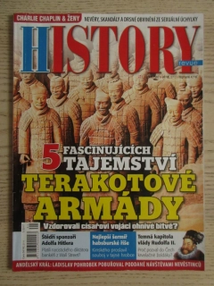 HISTORY REVUE 1/2017, ČASOPIS O HISTORII, 5 FASCINUJÍCÍCH TAJEMSTVÍ TERAKOTOVÉ ARMÁDY