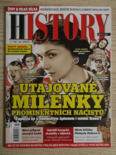 HISTORY REVUE 2/2023, ČASOPIS O HISTORII, UTAJOVANÉ MILENKY PROMINENTNÍCH NACISTŮ: ZAPLETLA SE S NĚMECKÝM ŠPIONEM I MÓDNÍ IKONA?