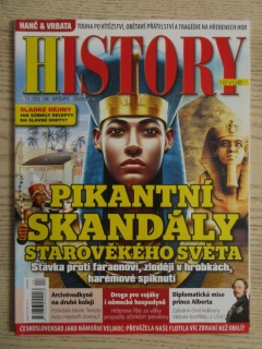 HISTORY REVUE 4/2023, ČASOPIS O HISTORII, PIKANTNÍ SKANDÁLY STAROVĚKÉHO SVĚTA: STÁVKA PROTI FARAONOVI, ZLODĚJI V HROBKÁCH, HARÉMOVÉ SPIKNUTÍ