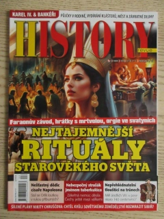 HISTORY REVUE 4/2024, ČASOPIS O HISTORII, NEJTAJEMNĚJŠÍ RITUÁLY STAROVĚKÉHO SVĚTA