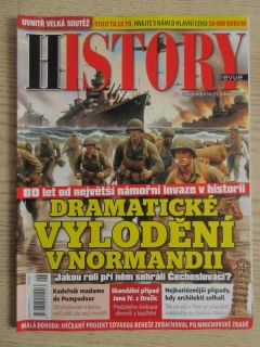HISTORY REVUE 6/2024, ČASOPIS O HISTORII, DRAMATICKÉ VYLODĚNÍ V NORMANDII: JAKOU ROLI PŘI NĚM SEHRÁLI ČECHOSLOVÁCI?