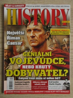HISTORY REVUE 4/2025, ČASOPIS O HISTORII, GENIÁLNÍ VOJEVŮDCE, NEBO KRUTÝ DOBYVATEL?, CAESAR
