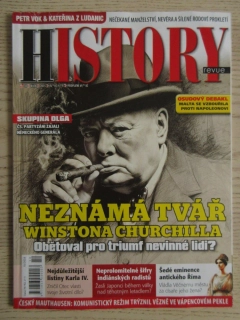 HISTORY REVUE 10/2025, ČASOPIS O HISTORII, NEZNÁMÁ TVÁŘ WINSTONA CHURCHILLA