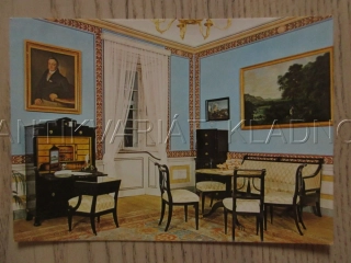 STÁTNÍ ZÁMEK KOZEL, SALÓN PRO HOSTY, OKRES PLZEŇ-MĚSTO, POHLEDNICE 1460