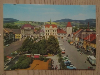 BEROUN, GOTTWALDOVO NÁMĚSTÍ, VETERÁNY, OKRES BEROUN, POHLEDNICE 1469