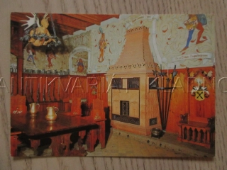 HRAD KOKOŘÍN, RYTÍŘSKÁ SÍŇ V 1. PATŘE PALÁCE, OKRES MĚLNÍK, POHLEDNICE 1476
