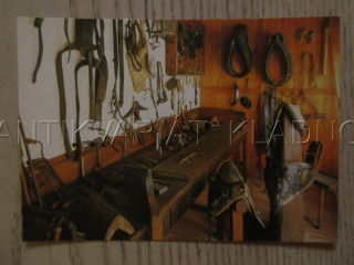 MORAVSKÉ BUDĚJOVICE, MASNÉ KRÁMY, MUZEJNÍ EXPOZICE ZANIKLÝCH VENKOVSKÝCH ŘEMESEL - SEDLÁŘSKÁ A ŠEVČOVSKÁ DÍLNA, OKRES TŘEBÍČ, POHLEDNICE 1499