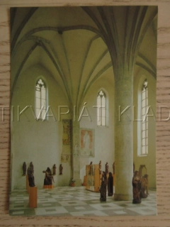 CHEB, INTERIÉR KOSTELA SV. BARTOLOMĚJE SE SBÍRKOU GOTICKÝCH PLASTIK, OKRES CHEB, POHLEDNICE 1509