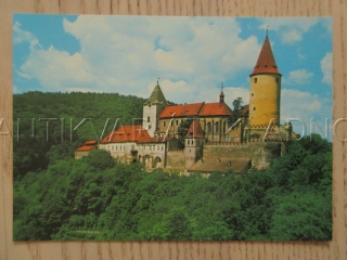 KŘIVOKLÁT, HRAD, OKRES RAKOVNÍK, POHLEDNICE 1540