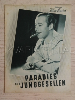 PARADIES DER JUNGGESELLEN, P. BILDT, H. RÜHMANN, J. SIEBER, FILM NĚM. ŘÍŠE, FILM KURIER VBŠ Č. 2986