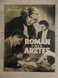 ROMAN EINES ARZTES, A. SCHOENHALS, C. HORN, M. ANDERGAST, FILM NĚM. ŘÍŠE, FILM KURIER VBŠ Č. 2996