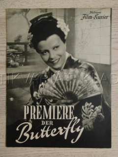 PREMIÉRA BUTTERFLY, M. CEBOTARI, L. ENGLISCH, P. KEMP, FILM IT, FILM KURIER VBŠ Č. 3011