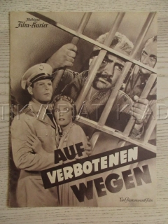 RIDE A CROOKED MILE, A. TAMIROFF, F. FARMER, L. ERIKSON, FILM USA, FILM KURIER VBŠ Č. 3016
