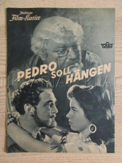 PEDRO MÁ VISET, H. GEORGE, J. TIEDTKE, G. KNUTH, FILM NĚM. ŘÍŠE, FILM KURIER VBŠ Č. 3036