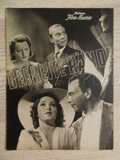 BEFEITE HÄNDE, B. HORNEY, O. TSCHECHOWA, E. BALSER, FILM NĚM. ŘÍŠE, FILM KURIER VBŠ Č. 3047