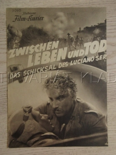 HRDINNÝ LETEC?, A. NAZZARI, M. FERRARI, R. VILLA, FILM IT, FILM KURIER VBŠ Č. 3060