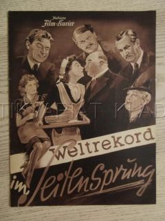 WELTREKORD IM SEITENSPRUNG, L. SCHMITZ, J. SERDA, C. JÜRGENS, FILM NĚM. ŘÍŠE, FILM KURIER VBŠ Č. 3072