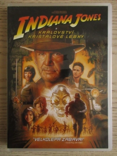 INDIANA JONES A KRÁLOVSTVÍ KŘIŠŤÁLOVÉ LEBKY, DVD FILM 