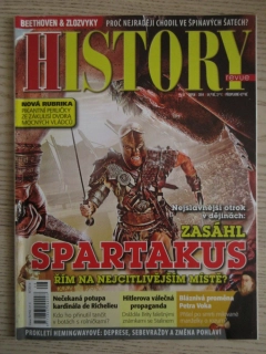 HISTORY REVUE 8/2014, ČASOPIS O HISTORII, ZASÁHL SPARTAKUS ŘÍM NA NEJCITLIVĚJŠÍM MÍSTĚ?