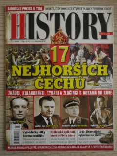 HISTORY REVUE 7/2018, ČASOPIS O HISTORII, 17 NEJHORŠÍCH ČECHŮ
