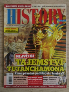 HISTORY REVUE 4/2019, ČASOPIS O HISTORII, NEJVĚTŠÍ TAJEMSTVÍ TUTANCHAMONA