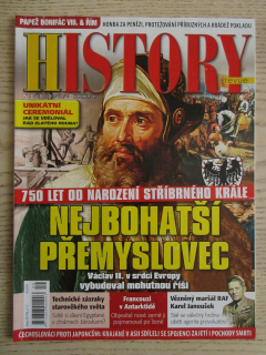 HISTORY REVUE 9/2021, ČASOPIS O HISTORII, 750 LET OD NAROZENÍ STŘÍBRNÉHO KRÁLE, NEJBOHATŠÍ PŘEMYSLOVEC