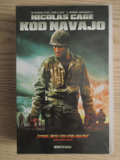 KÓD NAVAJO, N. CAGE, VHS VIDEOKAZETA