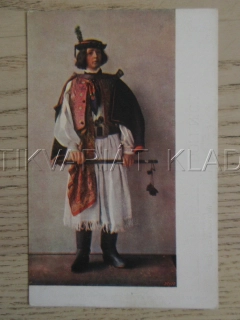 MUŽ Z VELKÉHO LOMU, SLOVENSKÝ KROJ, POHLEDNICE 1620