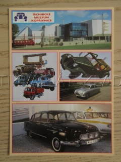 TECHNICKÉ MUZEUM KOPŘIVNICE, AUTOMOBIL, DOPRAVA, POHLEDNICE 1643