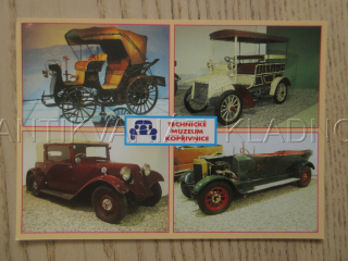 TECHNICKÉ MUZEUM KOPŘIVNICE, KOČÁR, AUTOMOBIL, DOPRAVA, POHLEDNICE 1644