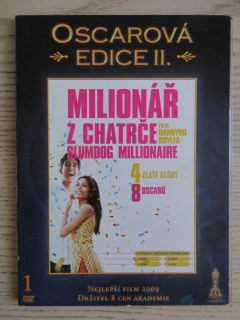 MILIONÁŘ Z CHATRČE, DVD FILM